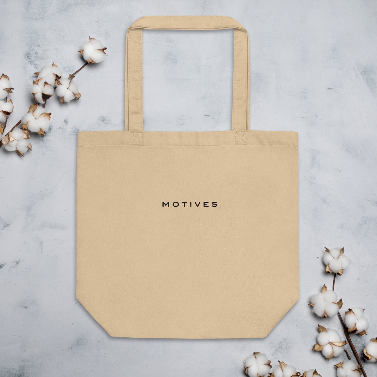 Embroidered Eco Tote Bag - Motives