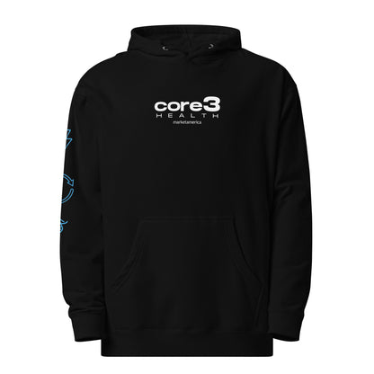 Core 3 Health Unisex Midweight Hoodie