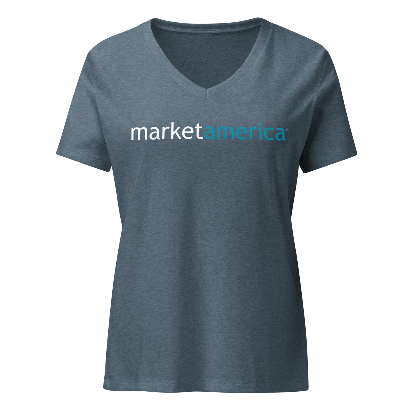 Market America - Women’s relaxed v-neck t-shirt