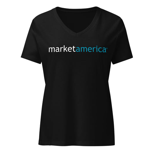 Market America - Women’s relaxed v-neck t-shirt