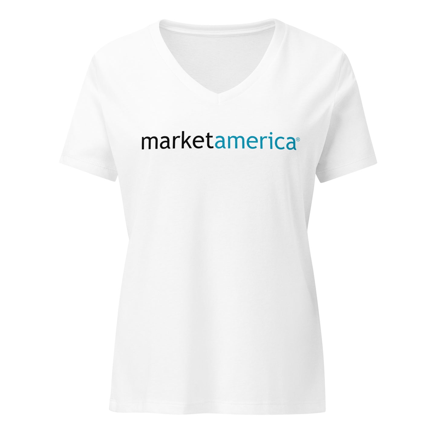 Market America - Women’s relaxed v-neck t-shirt